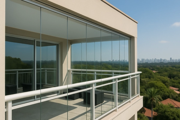 Cortinas de cristal terrazas techos fijo