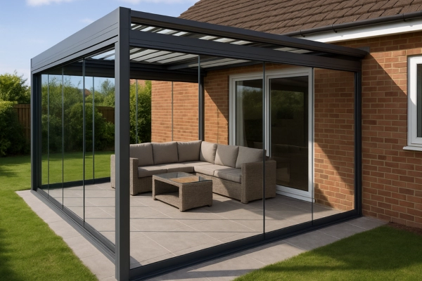 Porches con cortina de cristal (1)
