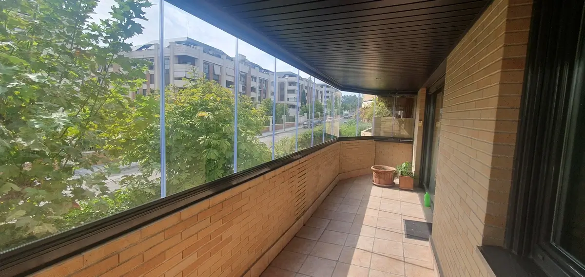 Cortinas de cristal terrazas techos fijo